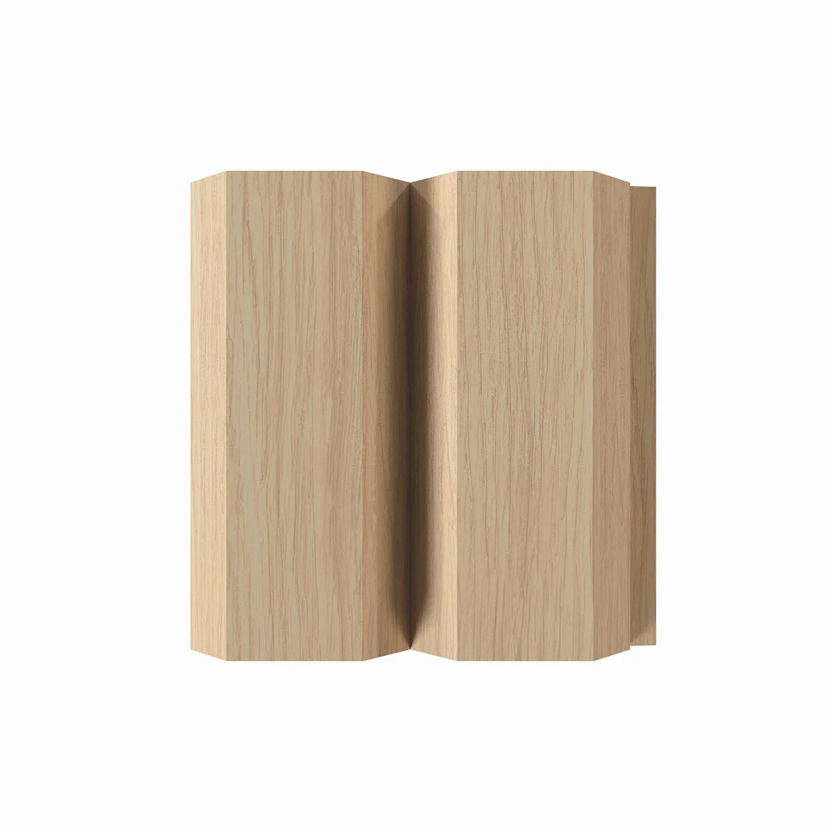 1 1/2" Bevel Solid Wood Tongue and Grove Tambour Panel, 1" thick x 3 3/16"width x 112"long
