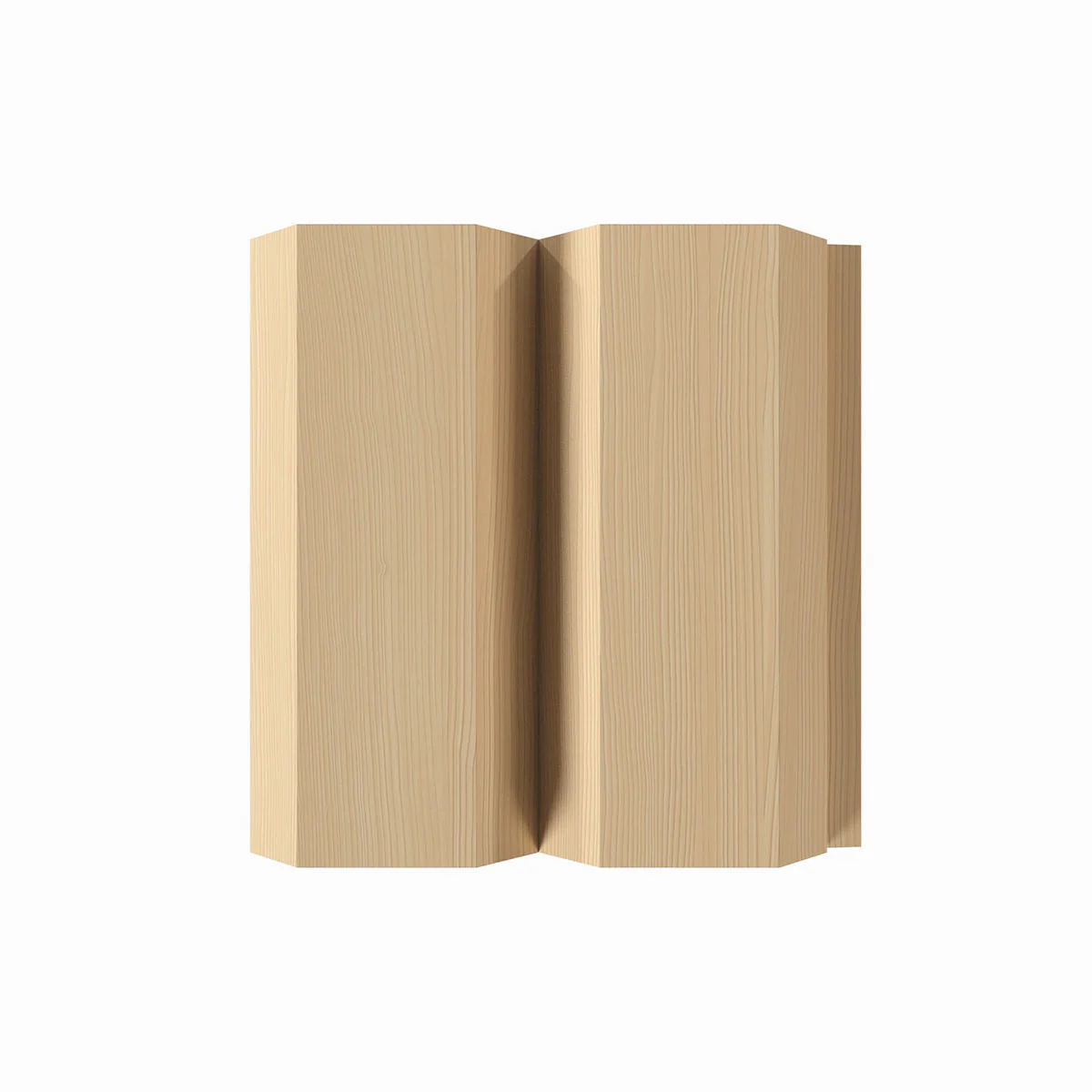 1 1/2" Bevel Solid Wood Tongue and Grove Tambour Panel, 1" thick x 3 3/16"width x 112"long - Image 6