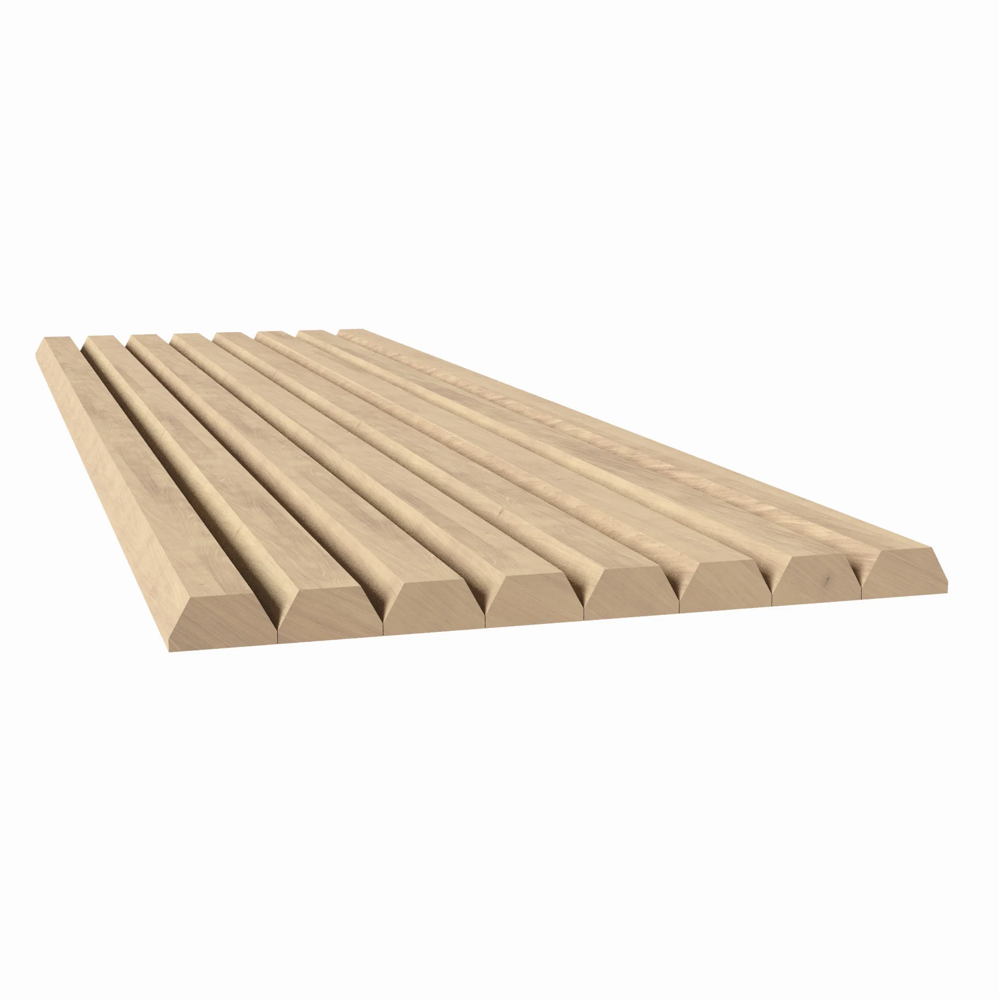 1-1/2″ Bevel Slat Tambour - Thick - Image 2