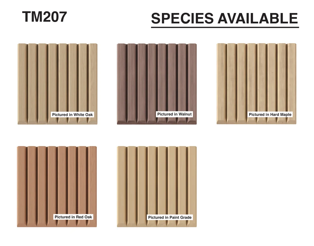 1-1/2″ Bevel Slat Tambour - Thick - Image 3