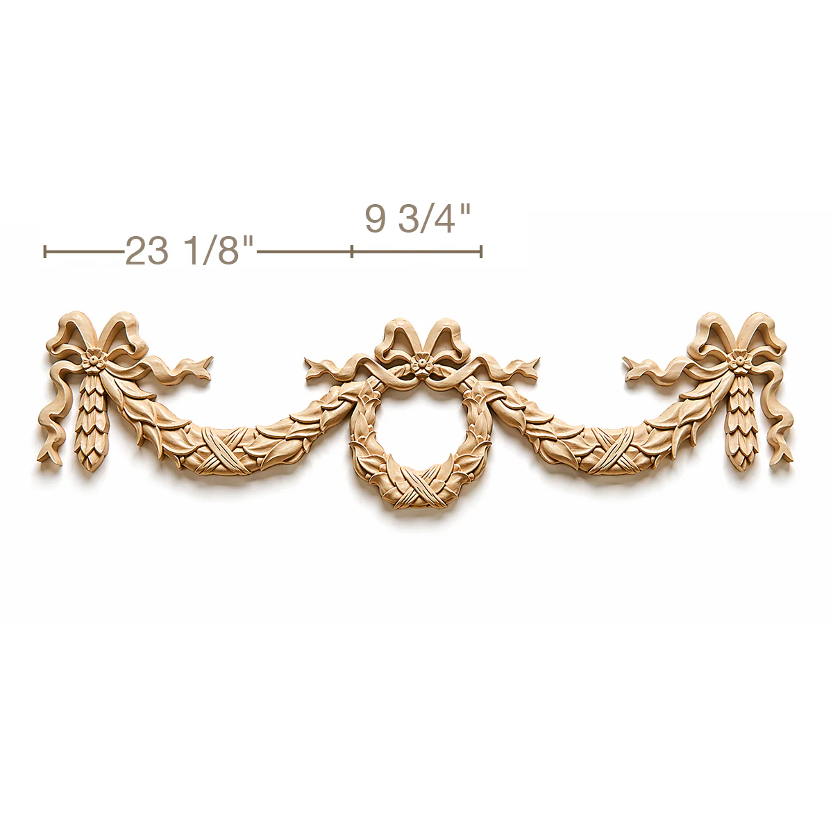 13/16" x 12" x 56" Laurel Wreath and Swag