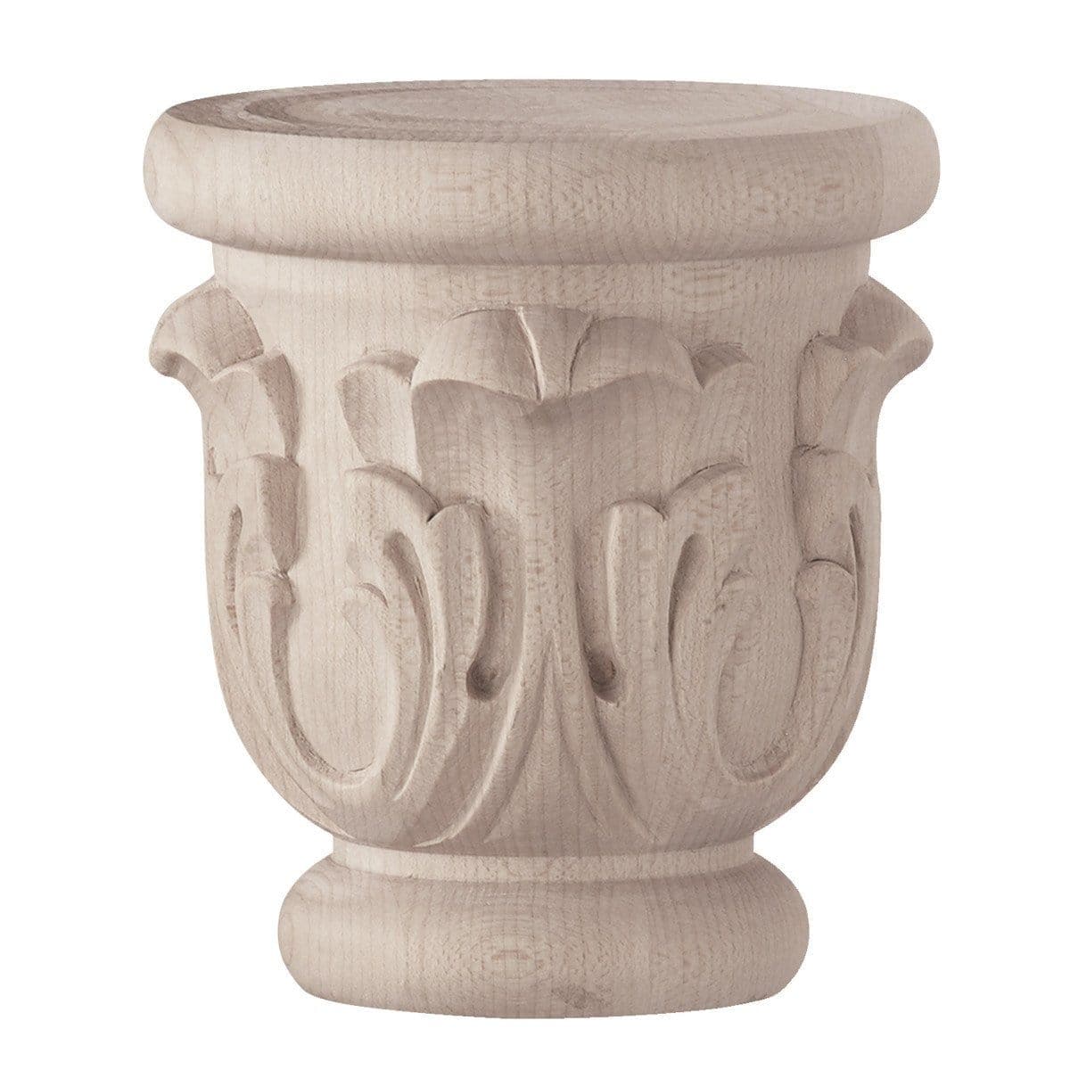 Acanthus Bun Foot, 4"dia. X 4 1/2"h