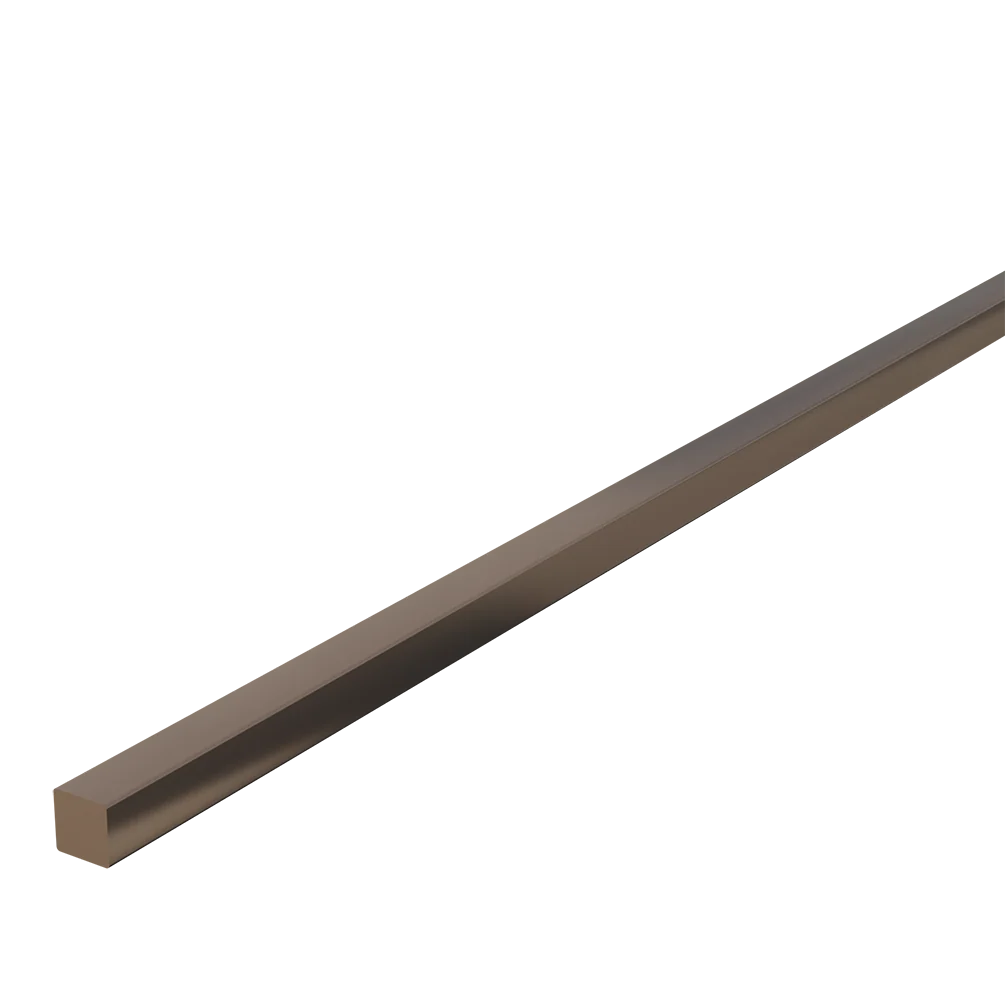 Metallic Trim Aluminum Bar, 72'' L x 1/4'' SQ - Image 7