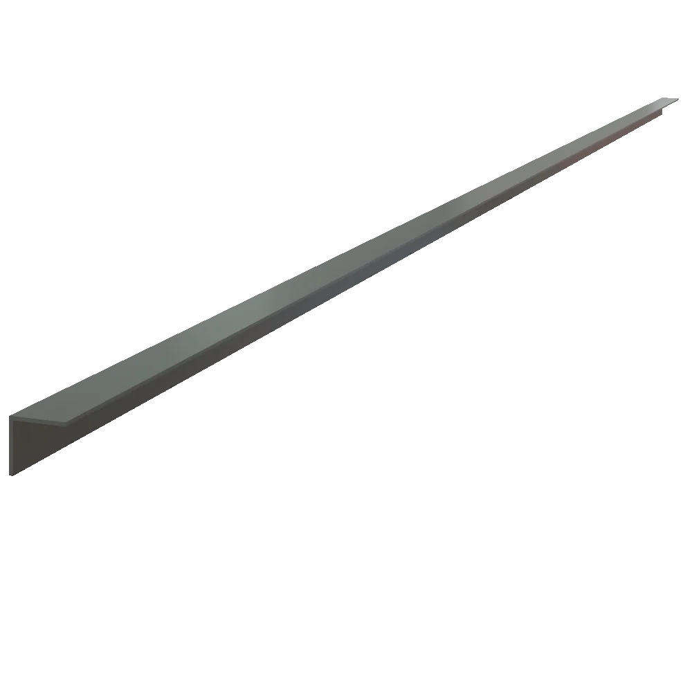 Metallic Trim Aluminum L-Channel, 72'' L x 3/4'' W - Image 6