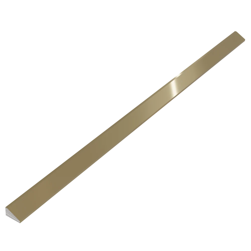 Metallic Trim Bevel Aluminum Bar, 7/16" W x 96" L x 1/4" T - Image 9