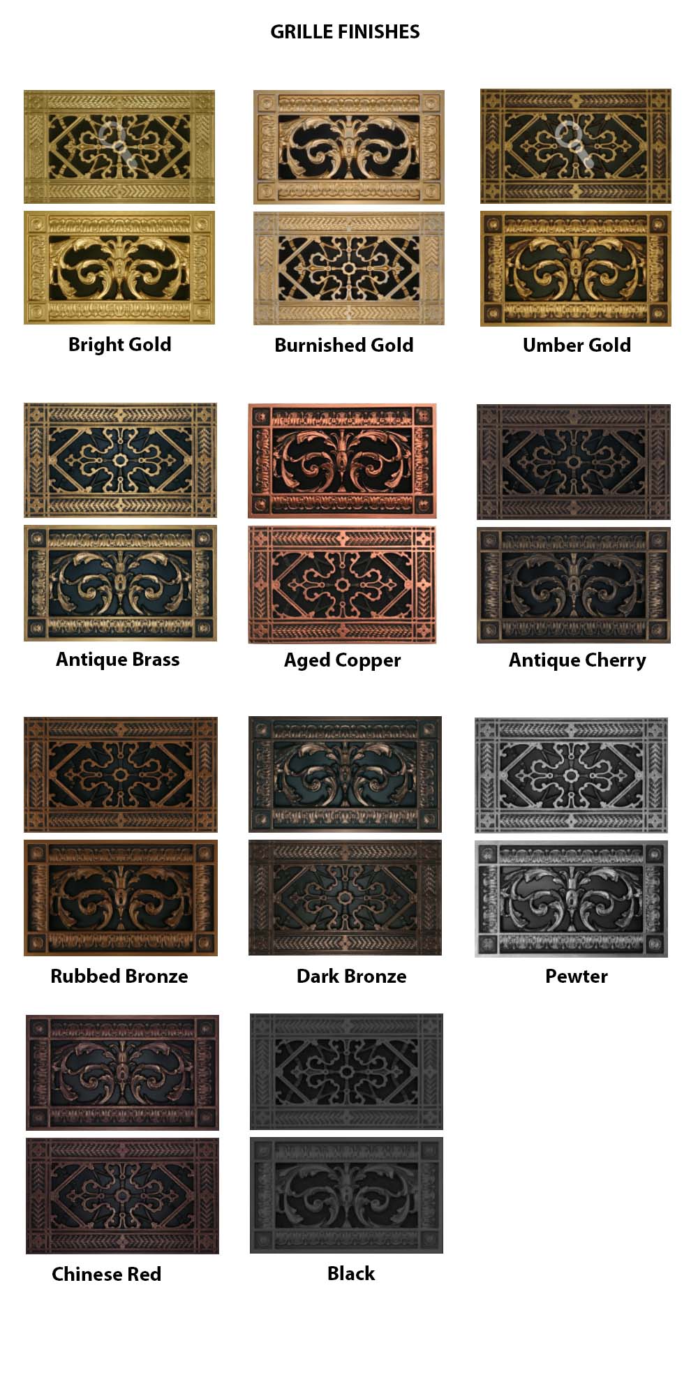 Arts and Crafts Grille for Duct Size of 10"- Please allow 1-2 weeks. - Image 9