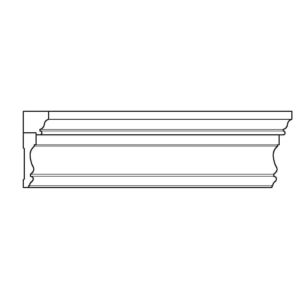 LCD - BB162, CA342, 4 7/8"w x 1 5/8"d