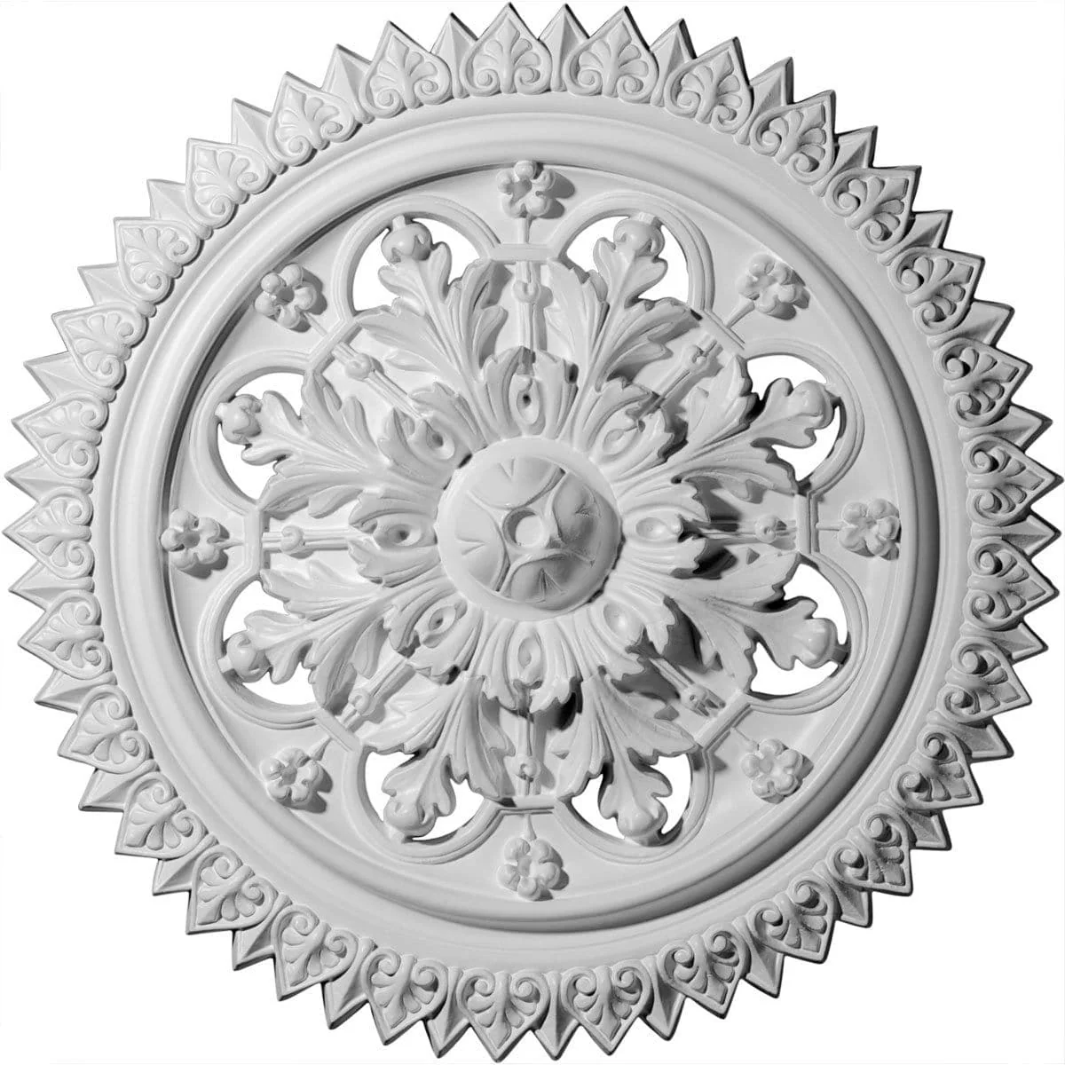 Ceiling Medallion (Fits Canopies up to 3 5/8"), 21 5/8"OD x 2 1/2"P
