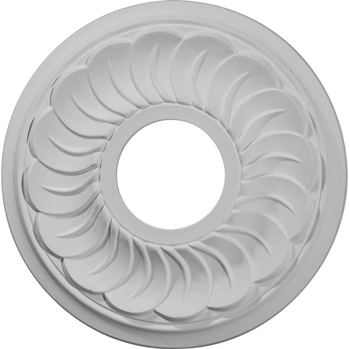 Ceiling Medallion (Fits Canopies up to 4 7/8"), 11 3/4"OD x 3 5/8"ID x 1"P