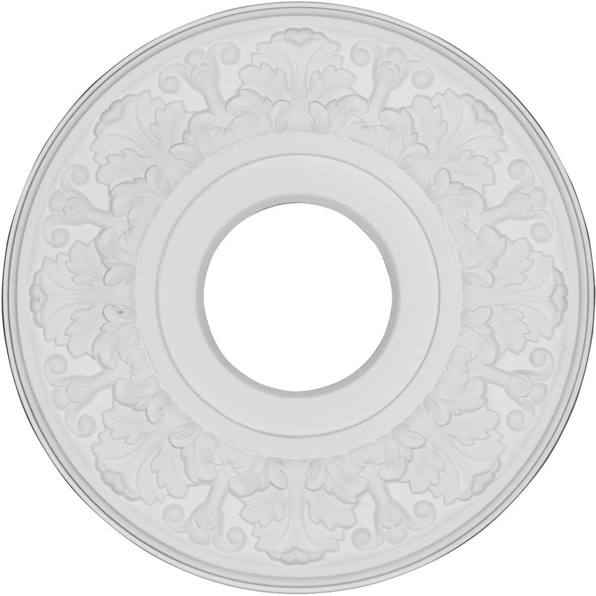 Ceiling Medallion, Primed 11 1/2" OD x 3 1/2"ID x 1"P