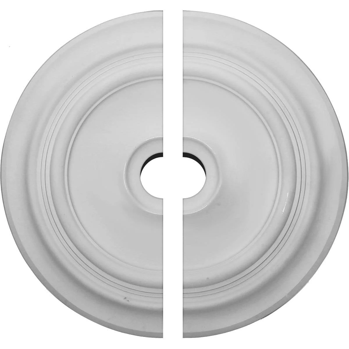 Ceiling Medallion, Two Piece (Fits Canopies up to 5 1/2")24 3/8"OD x 3 1/2"ID x 1 1/2"P