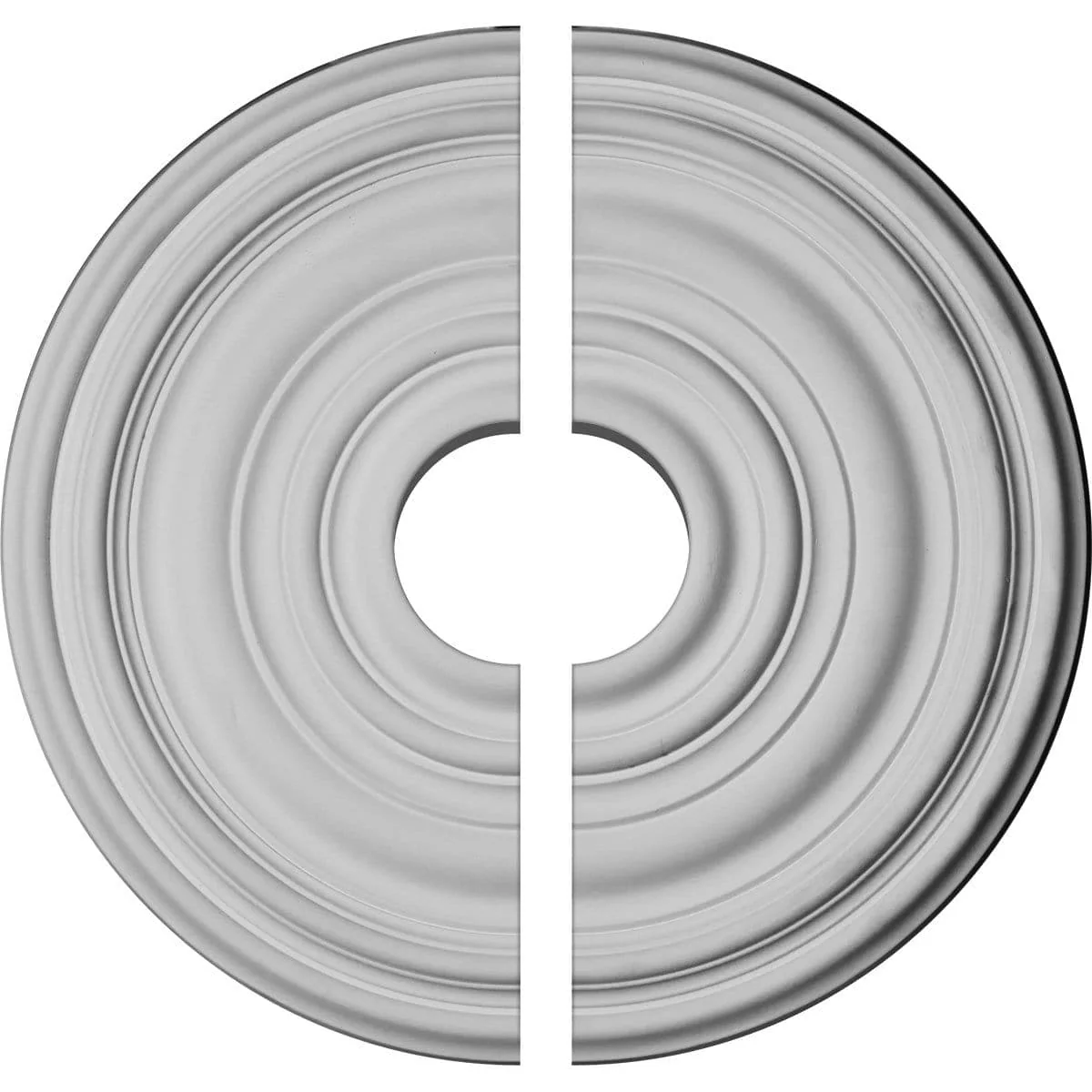 Ceiling Medallion, Two Piece (For Canopies up to 3 1/2")12 5/8"OD x 1"P