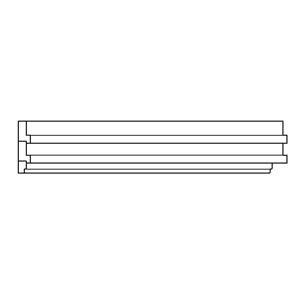 LCD - PM615, PM615, PM617, 3 1/4"w x 3/4"d