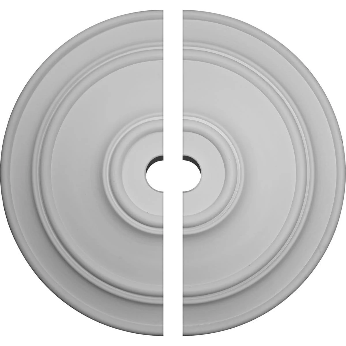 Classic Ceiling Medallion, Two Piece (Fits Canopies up to 13 1/2")54"OD x 6"ID x 4 7/8"P