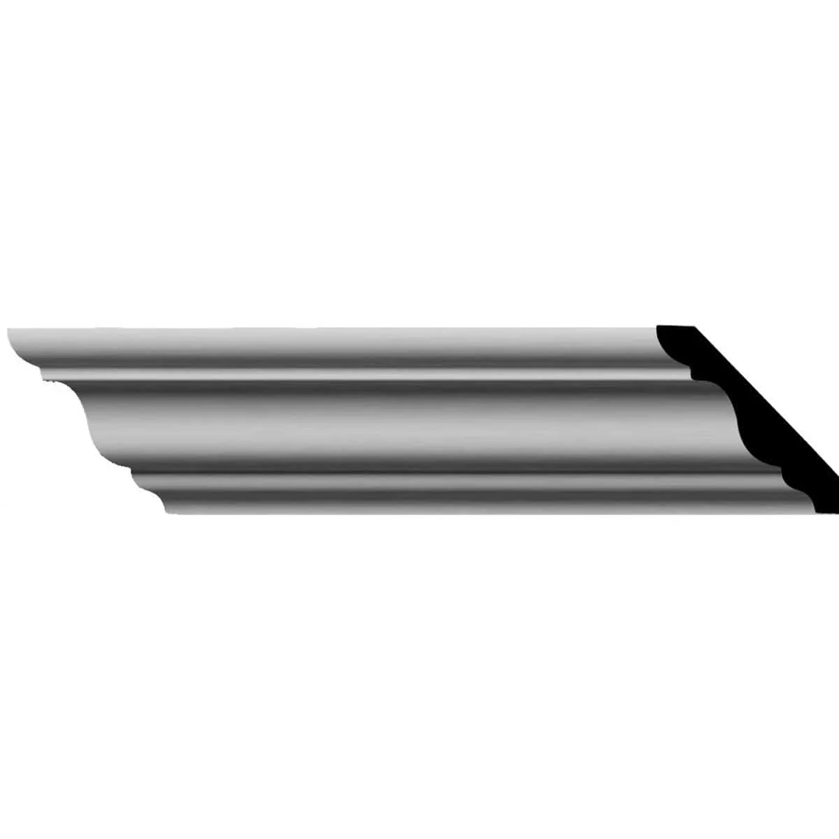 Classic Crown Moulding, 2 1/4"H x 2 1/4"P x 3 1/8"F x 94 1/2"L