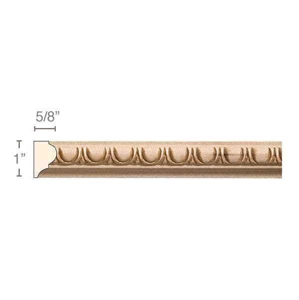 Egg & Dart, 1''w x 5/8''d