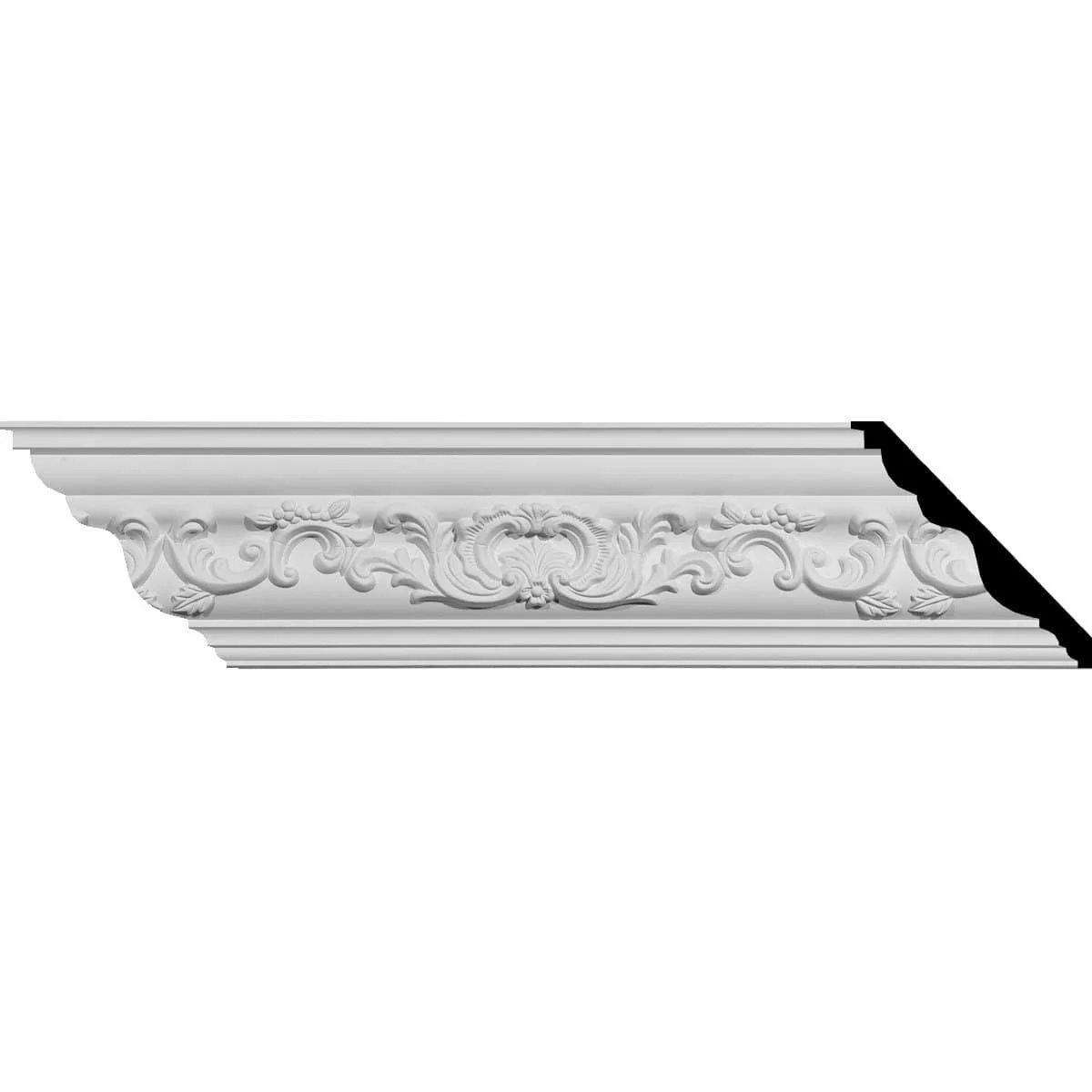 Emery Crown Moulding, 4 1/2"H x 4 5/8"P x 6 3/8"F x 94 1/2"L