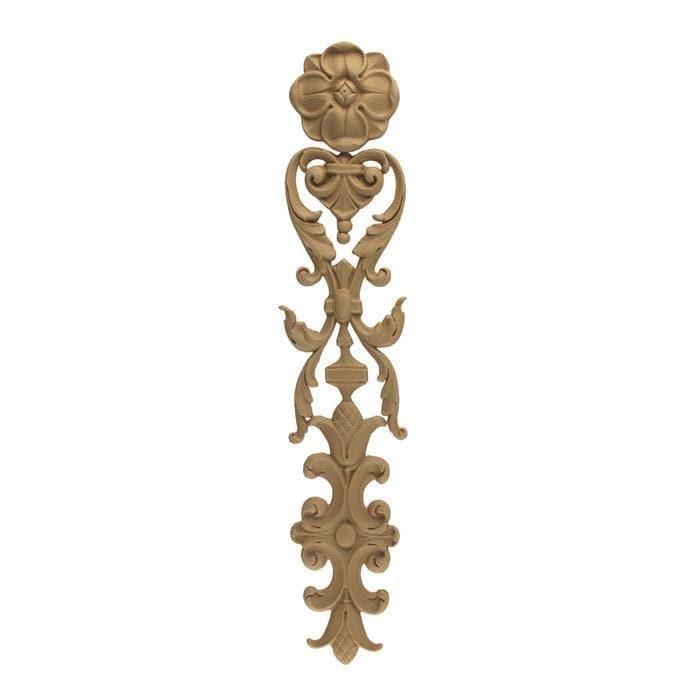 English Scroll Drop, 3"w x 15"h x 3/8"d, Made To Order, Minimum Order Amount $300