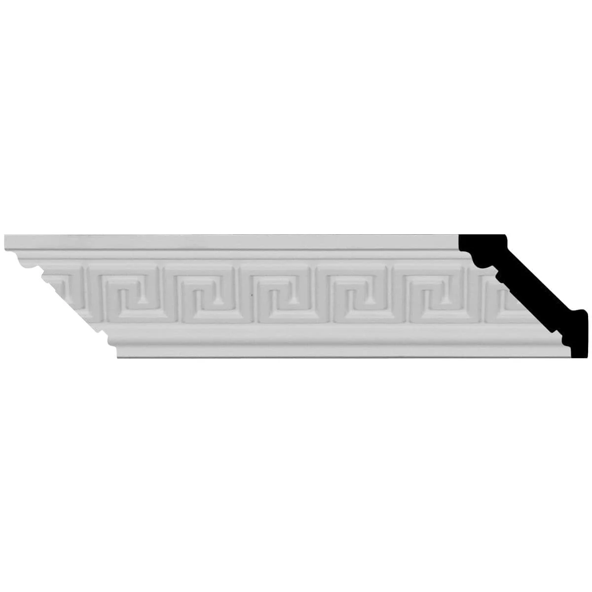 Eris Crown Moulding, 2 1/8"H x 2 1/8"P x 3"F x 94 1/2"L