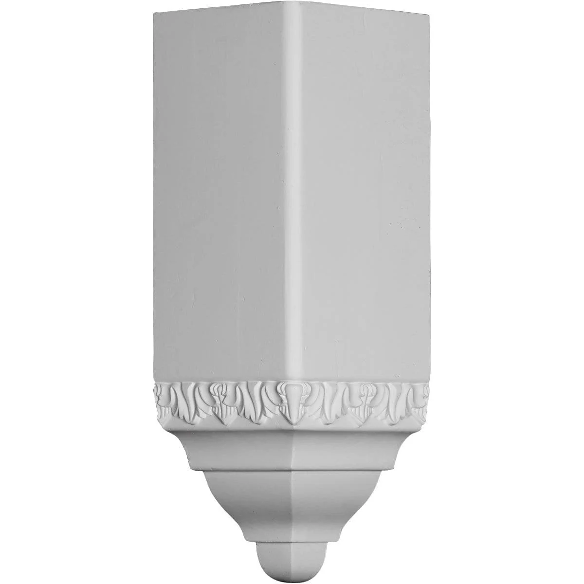 Inside Corner, 4 1/2"W x 4 1/2"P x 13-1/4"H