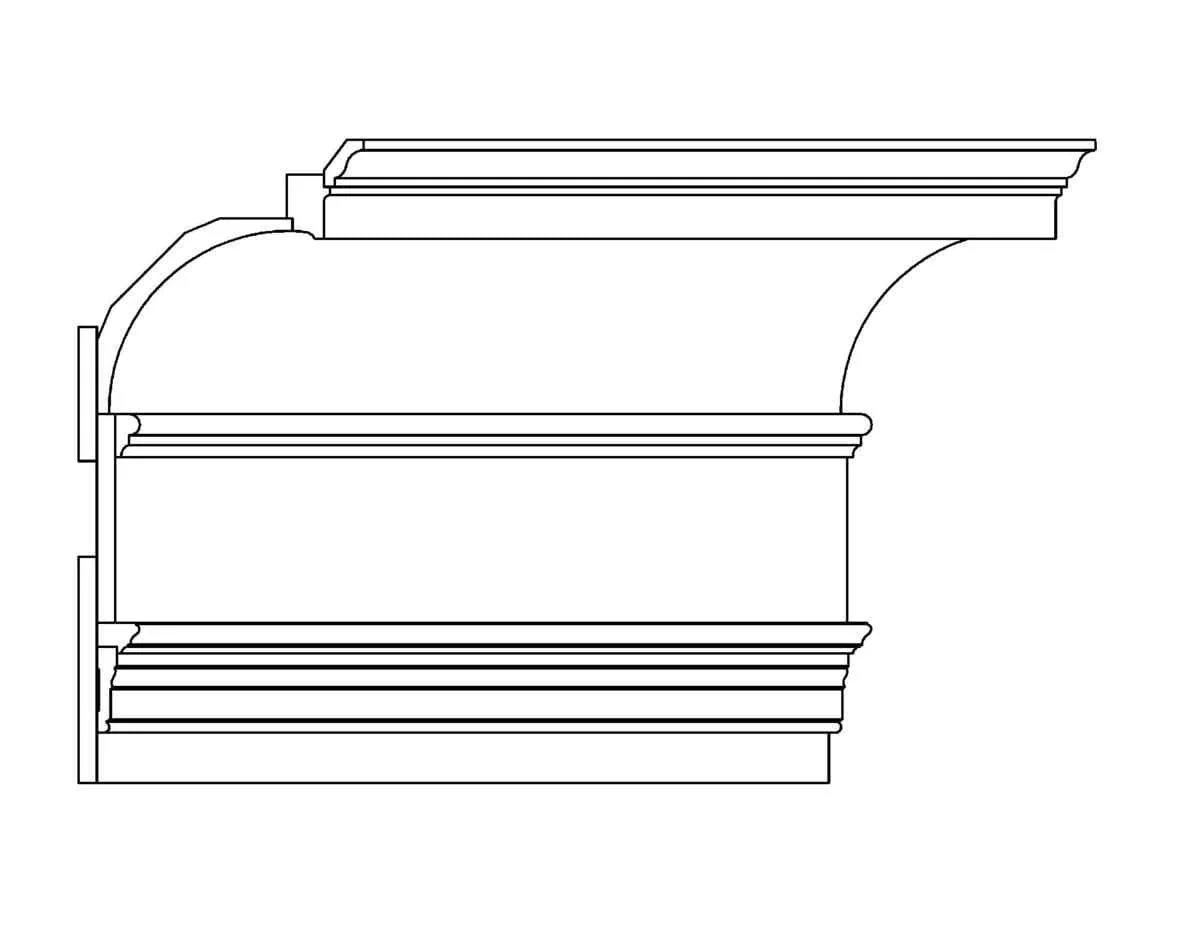 LCD - CR882, CO703, CO704, DS1x6, PM521, DS1x10, BB156, CA360, DS1x10, 26 1/4"h X 11 5/8"d