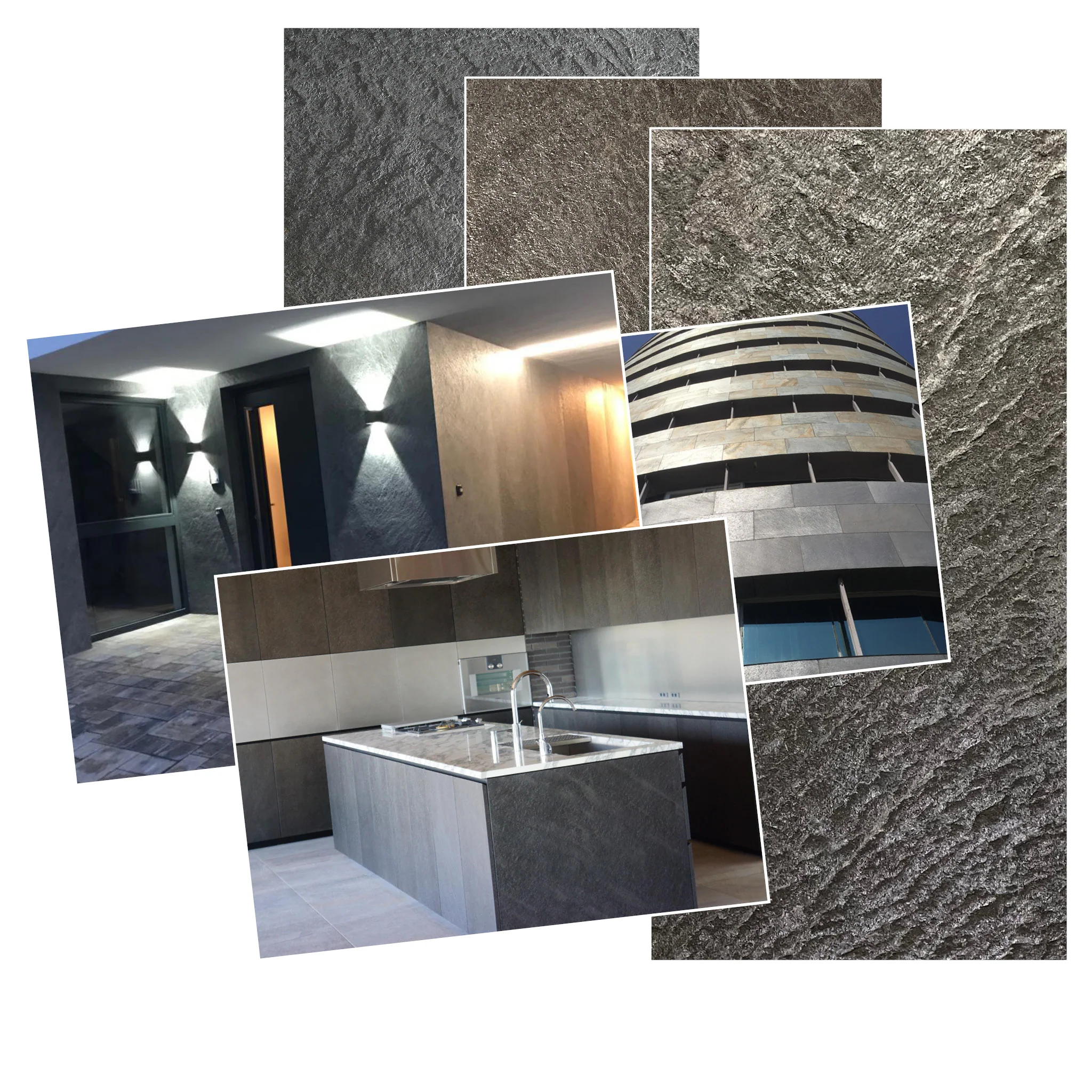 Galaxy Black, Natural Slate Veneer – 24" W x 48" L - Sold By Panel - Image 8