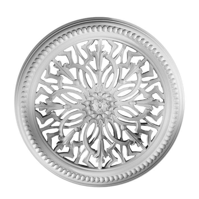 Medallion, Plaster, 24 3/4"w x 24 3/4"h x 2 1/2"d, Made To Order