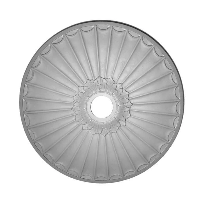 Medallion, Plaster, 30"w x 30"h x 1 1/4"d, Made To Order