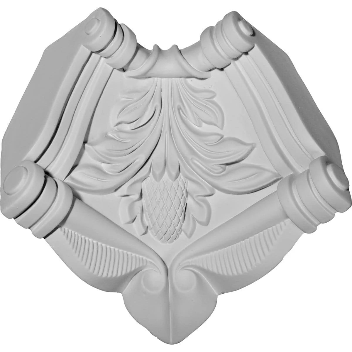 Modena Inside Corner for Moulding Profiles, 3 1/2"H x 2 7/8"P