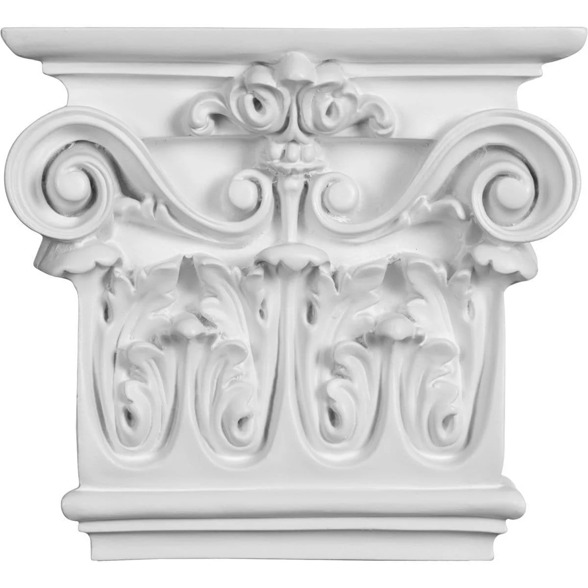 Onlay Capital (Fits Pilasters up to 5 1/4"W x 1/2"D), 7 1/2"W x 8 5/8"H x 2 1/2"D