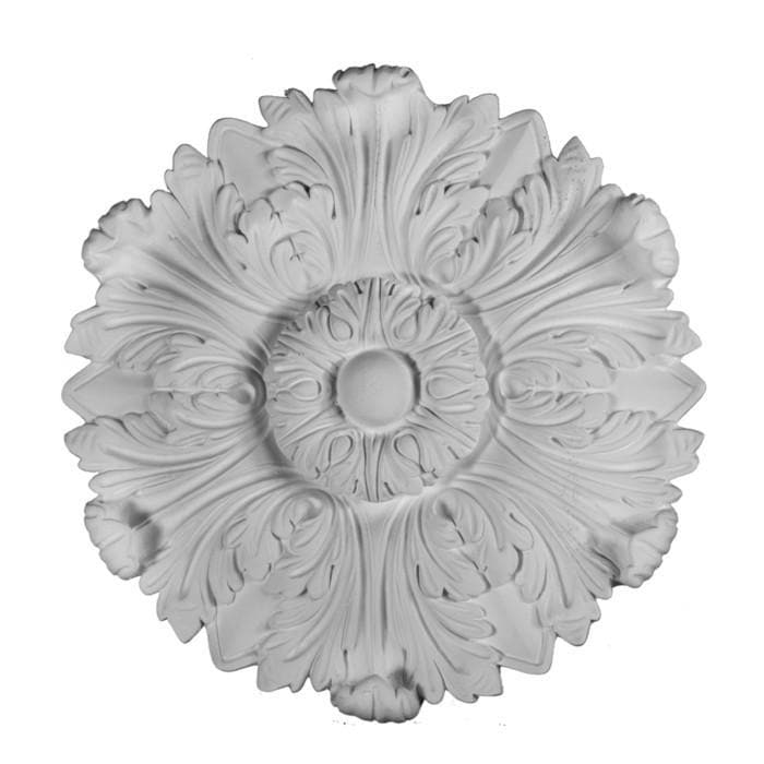 Roman Medallion, Plaster, 15 1/2"w x 15 1/2"h x 1 1/2"d, Made To Order