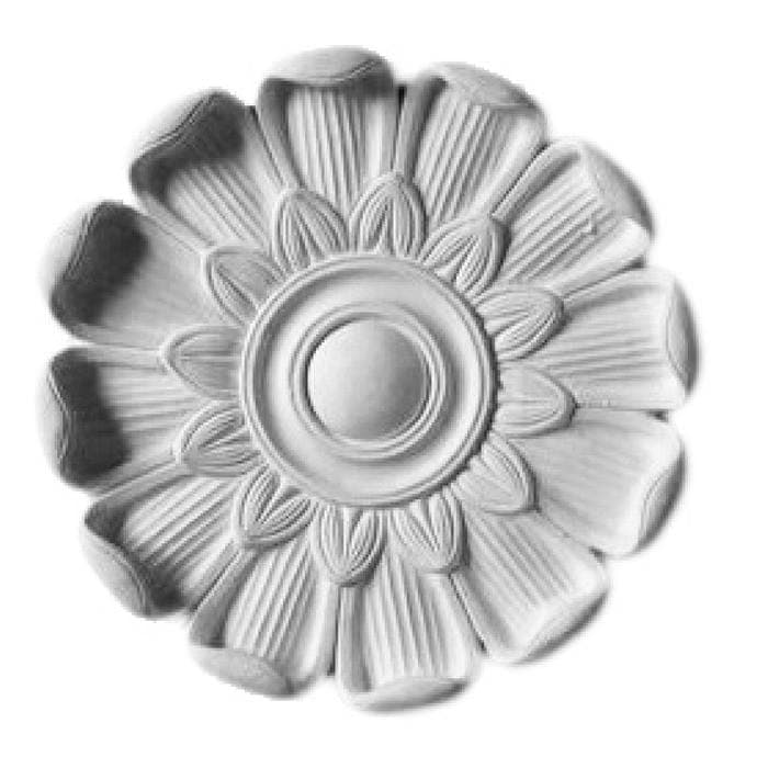 Roman Medallion, Plaster, 9 1/2"w x 9 1/2"h x 1 1/2"d, Made To Order