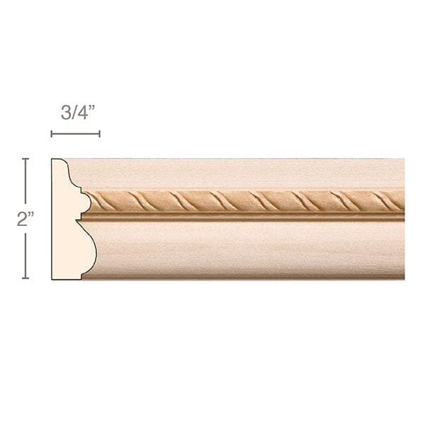 Rope, 2''w x 3/4''d