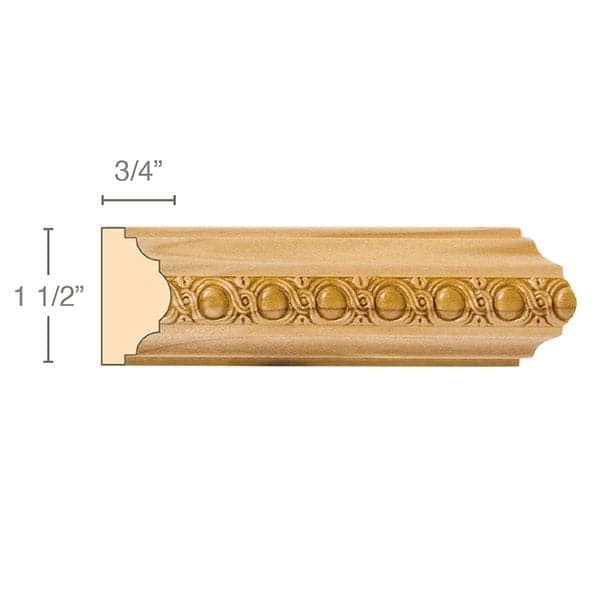 Running Coins, 1 1/2"w x 3/4"d