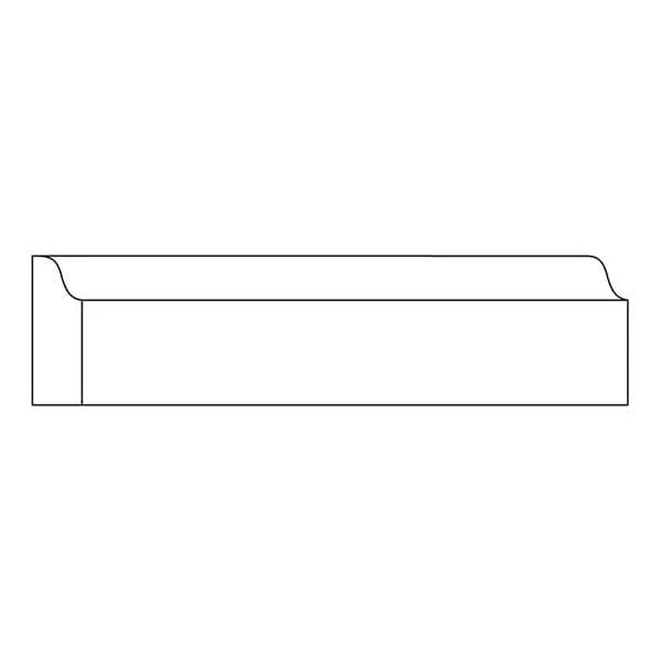 Traditional Door Stop, 1 1/2''w x 1/2''d