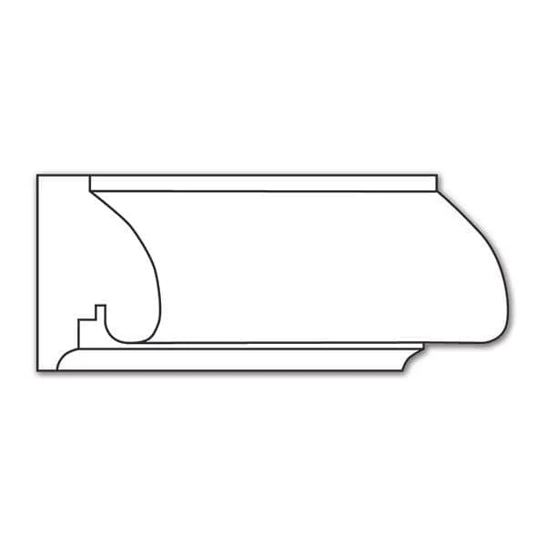Traditional Panel Moulding, 2 1/2"w x 1 1/2"d